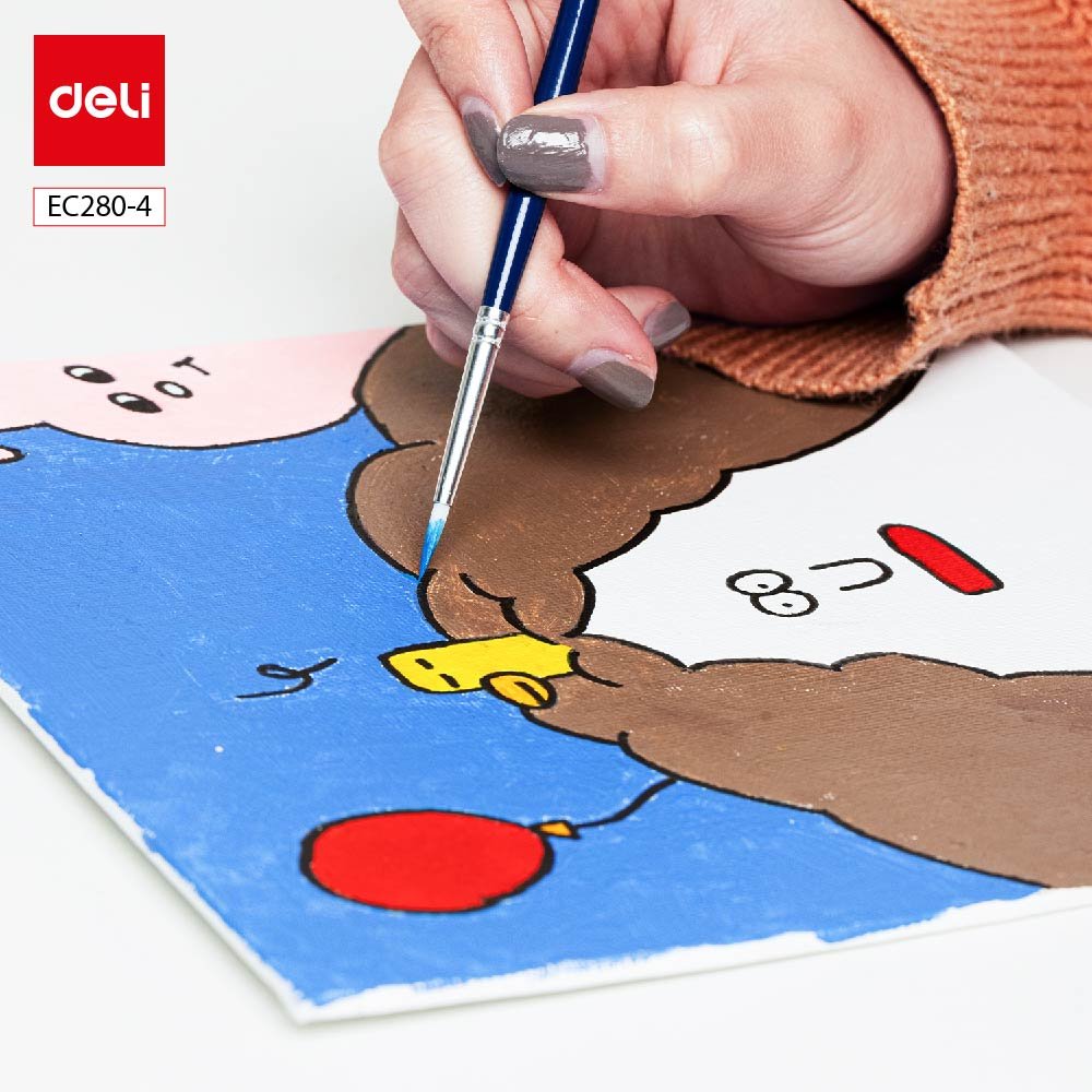 EC280-4 (1) ديلي لوحة كانفاس - قياس25*35 سم - 100% قطن - أبيض - EC280-4