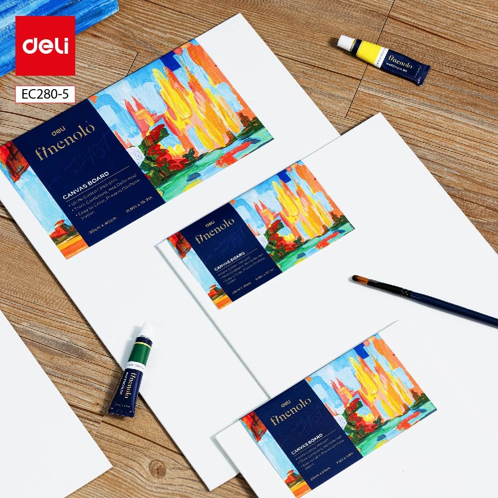 ديلي لوحة كانفاس - قياس 30*40 سم - 100% قطن - أبيض - EC280-5