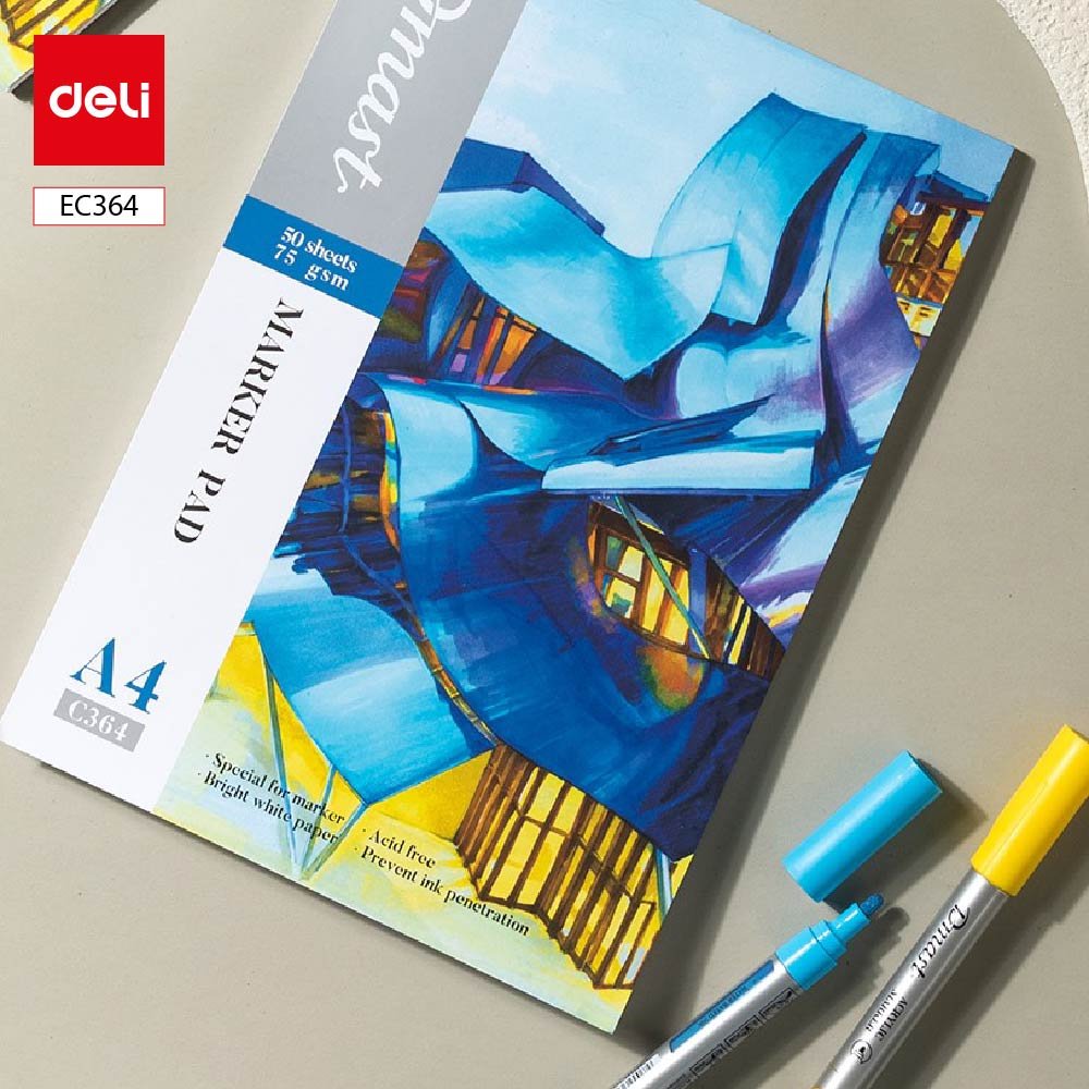 ديلي دفتر رسم لأقلام التخطيط - 50 صفحة - 75 غرام - A4 - أبيض -EC364