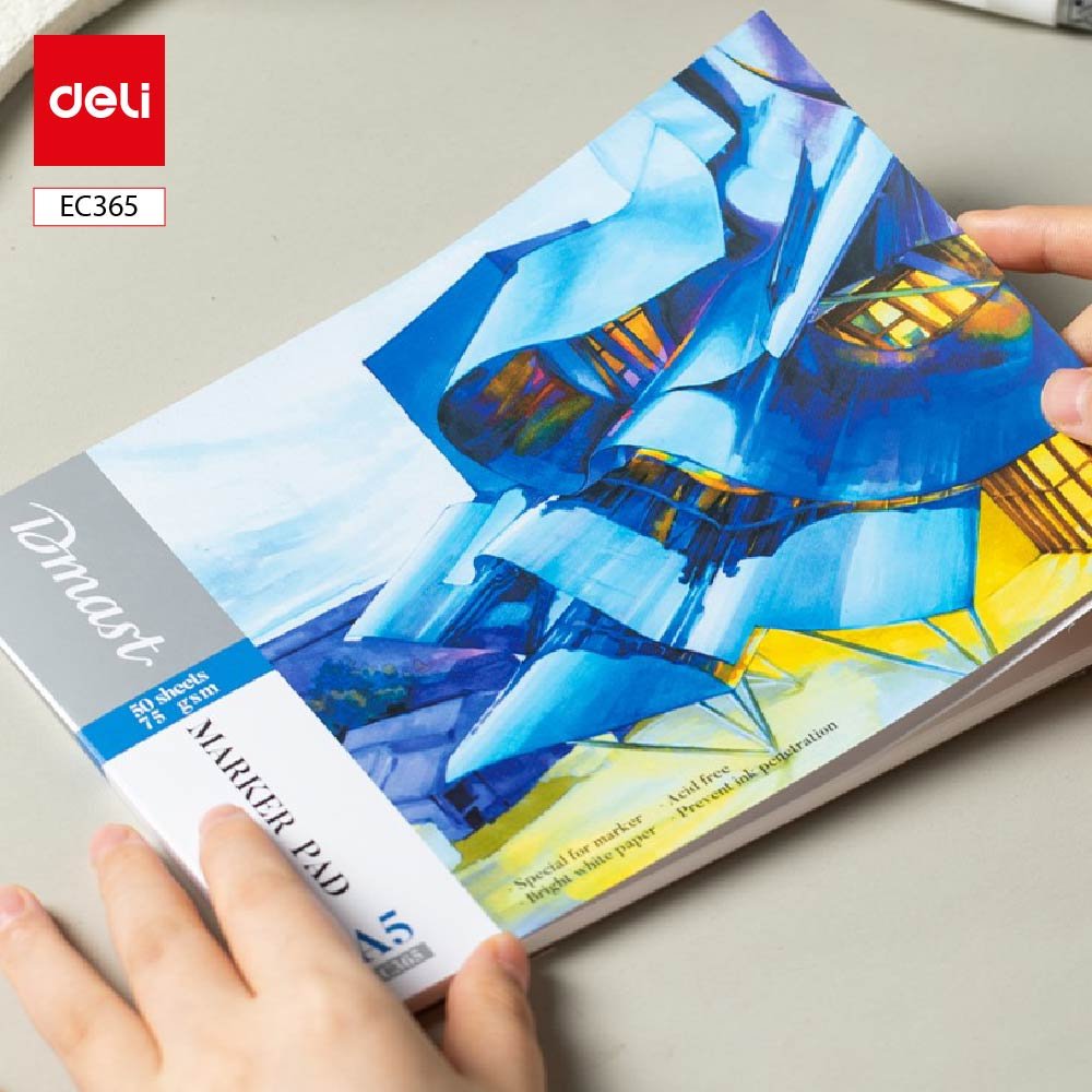 ديلي دفتر رسم لأقلام التخطيط - 50 صفحة - 75 غرام - A5 - أبيض - EC365