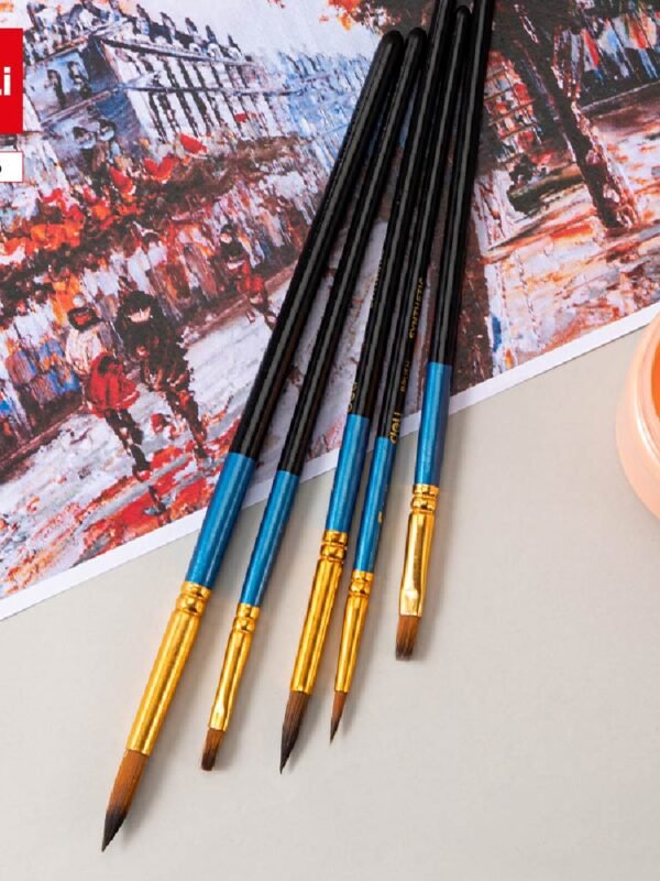 ديلي مجموعة فرشاة رسم - 5 قطع - رأس مبروم - EC406