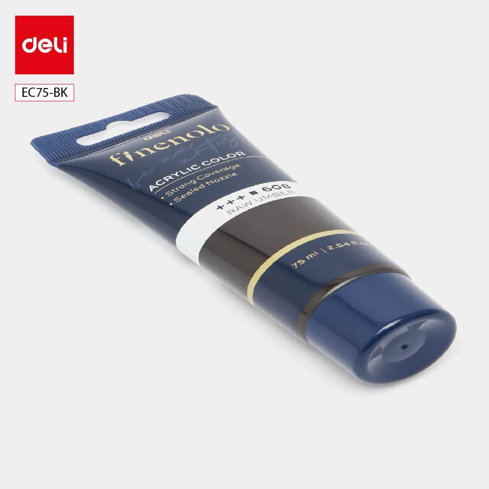 EC75-BK (1) ديلي عصارة تلوين سائل أكريليك - 75 مل - أسود - EC75-BK