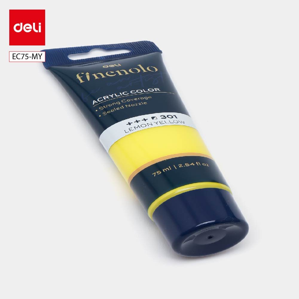 EC75-MY (2) ديلي عصارة تلوين سائل أكريليك - 75 مل - أصفر ليموني - EC75-MY