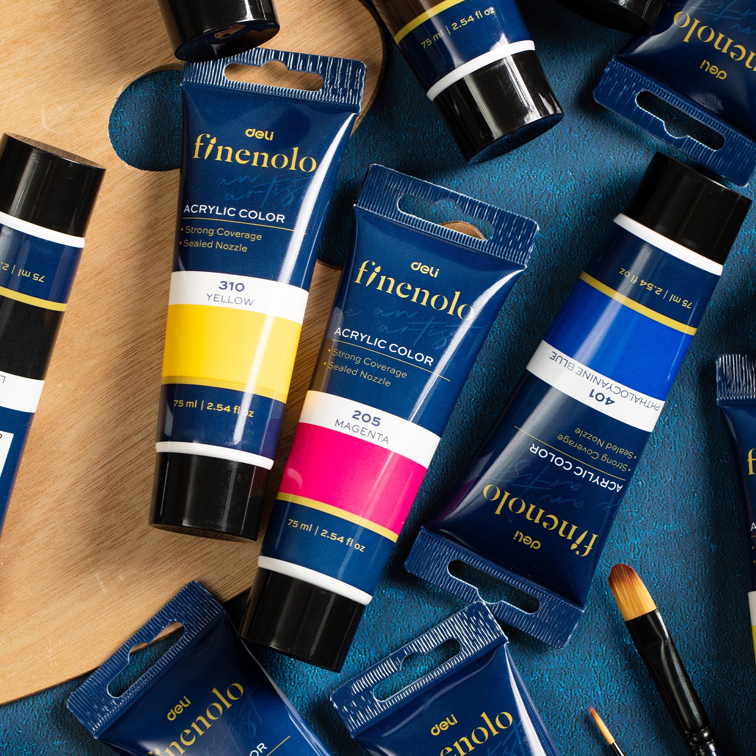 EC75-PB (3) ديلي عصارة تلوين سائل أكريليك - 75 مل - أزرق الفثالوسيانين - EC75-PB