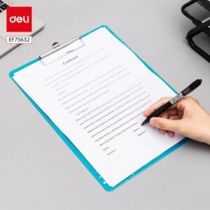 ديلي مسند ورق بلاستيك - علاقة معدن - قياس A4 - أزرق - EF75632