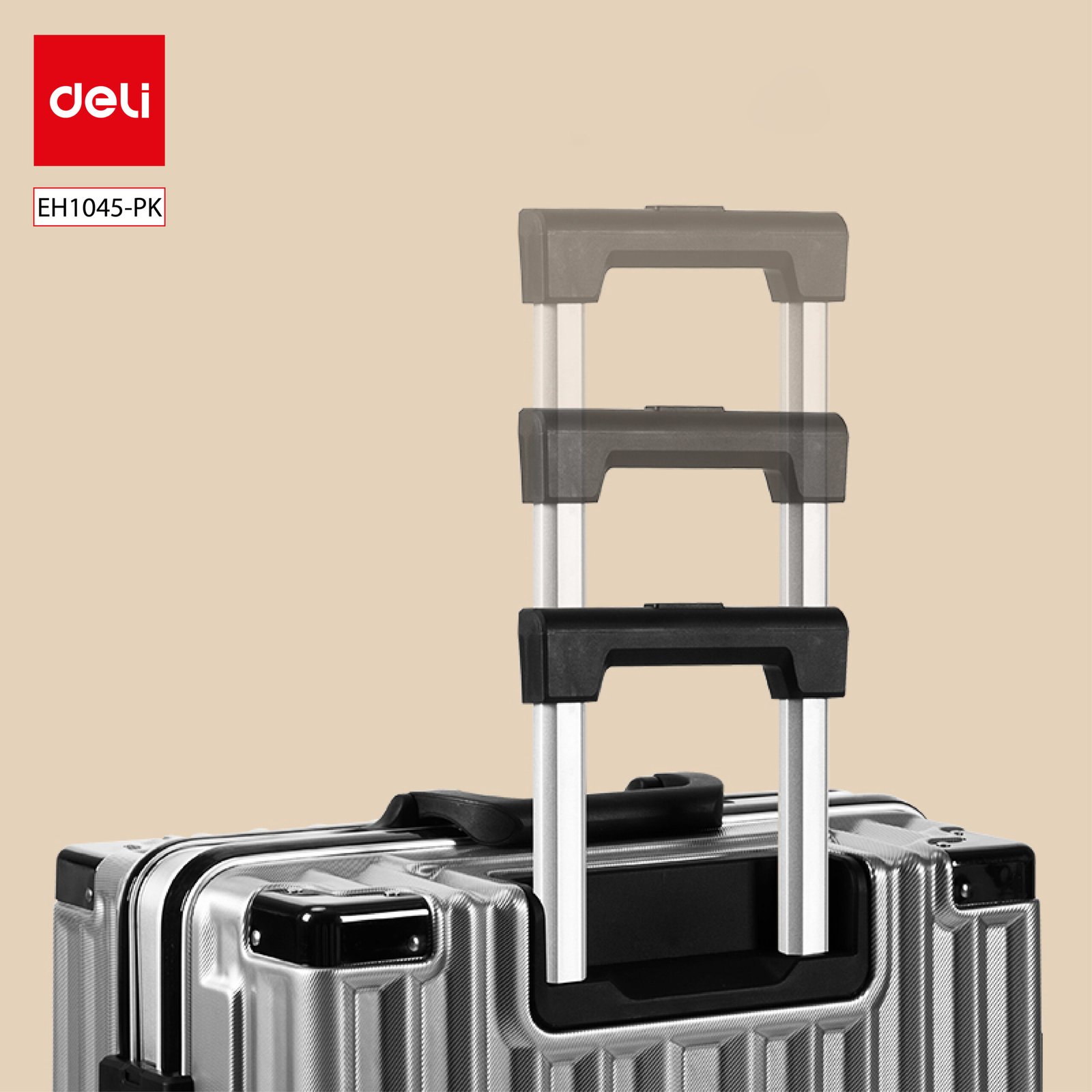 ديلي حقيبة سفر - 40*24.5*56.5 سم + 46*29*68 سم - ألوان مختلفة - EH1045