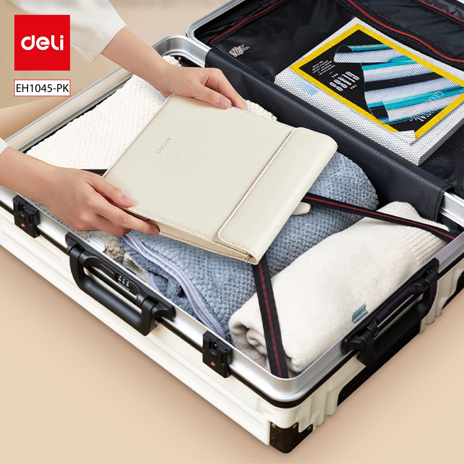ديلي حقيبة سفر - 40*24.5*56.5 سم + 46*29*68 سم - ألوان مختلفة - EH1045