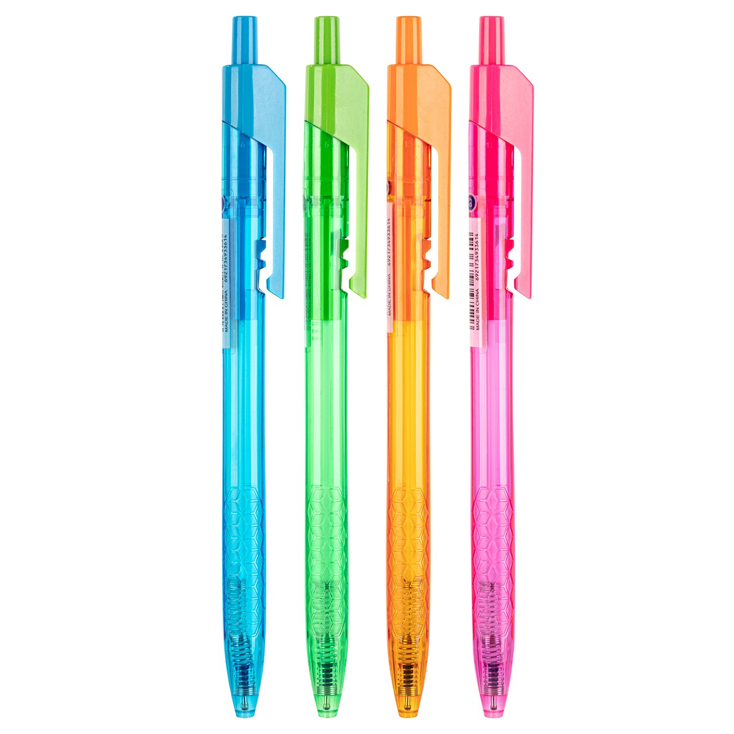 EQ02736 (1) ديلي قلم حبر جاف كباس - بدن ملون - 0.7mm - أزرق EQ02736