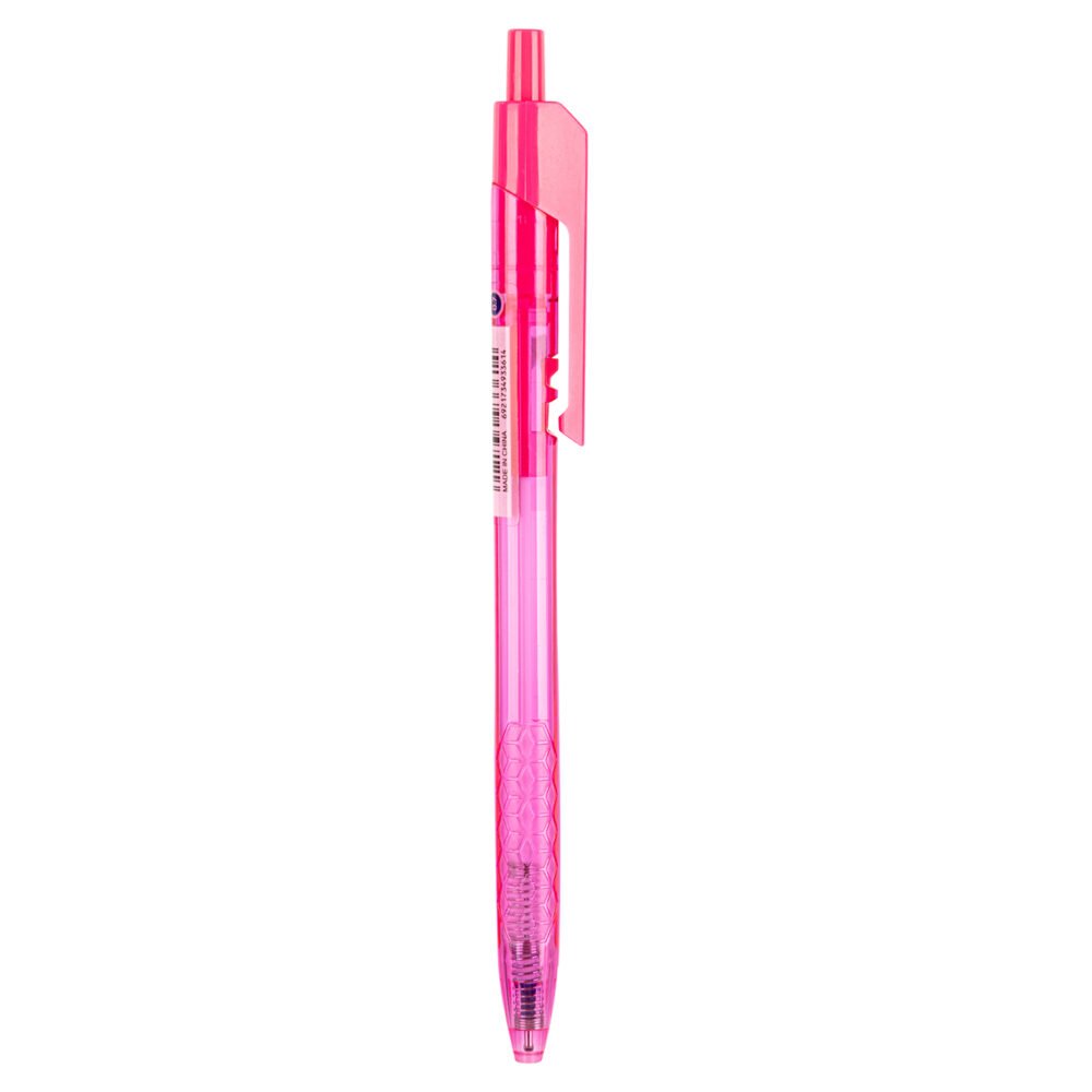 EQ02736 (3) ديلي قلم حبر جاف كباس - بدن ملون - 0.7mm - أزرق EQ02736