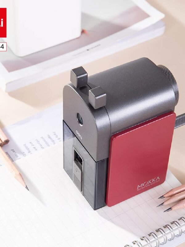 ER10244 (3) ديلي مبراة مانويل - درج خزان - قياس 83*68*134 مم - أحمر - ER10244