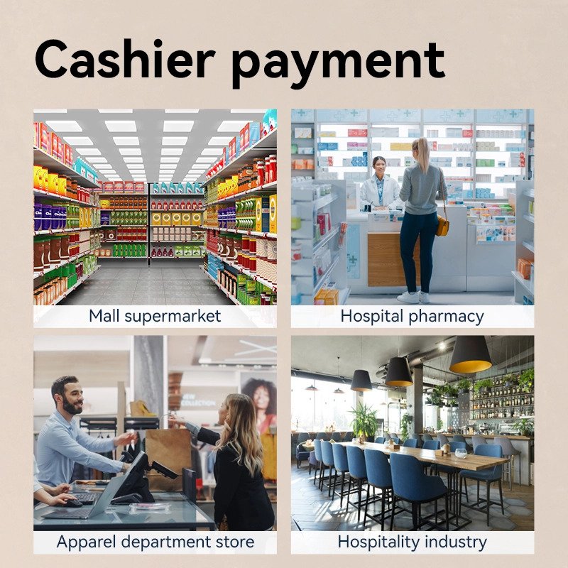 ديلي قارئ باركود ستاند ثابت بقاعدة مدمجة - سلكي - 1D&2D - أسود - ES236