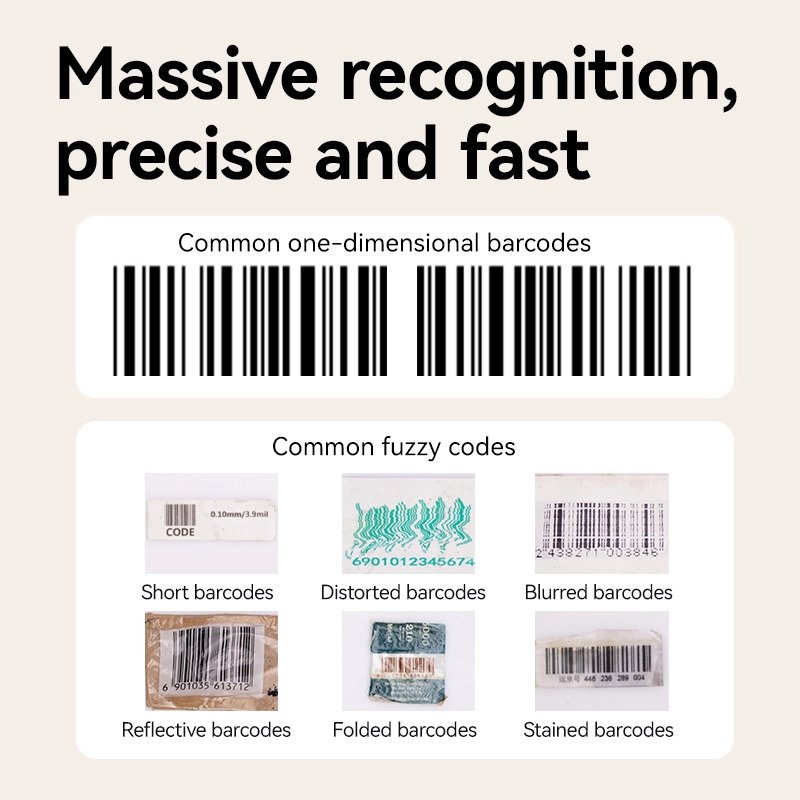 ديلي قارئ باركود ستاند ثابت بقاعدة مدمجة - سلكي - 1D&2D - أسود - ES236