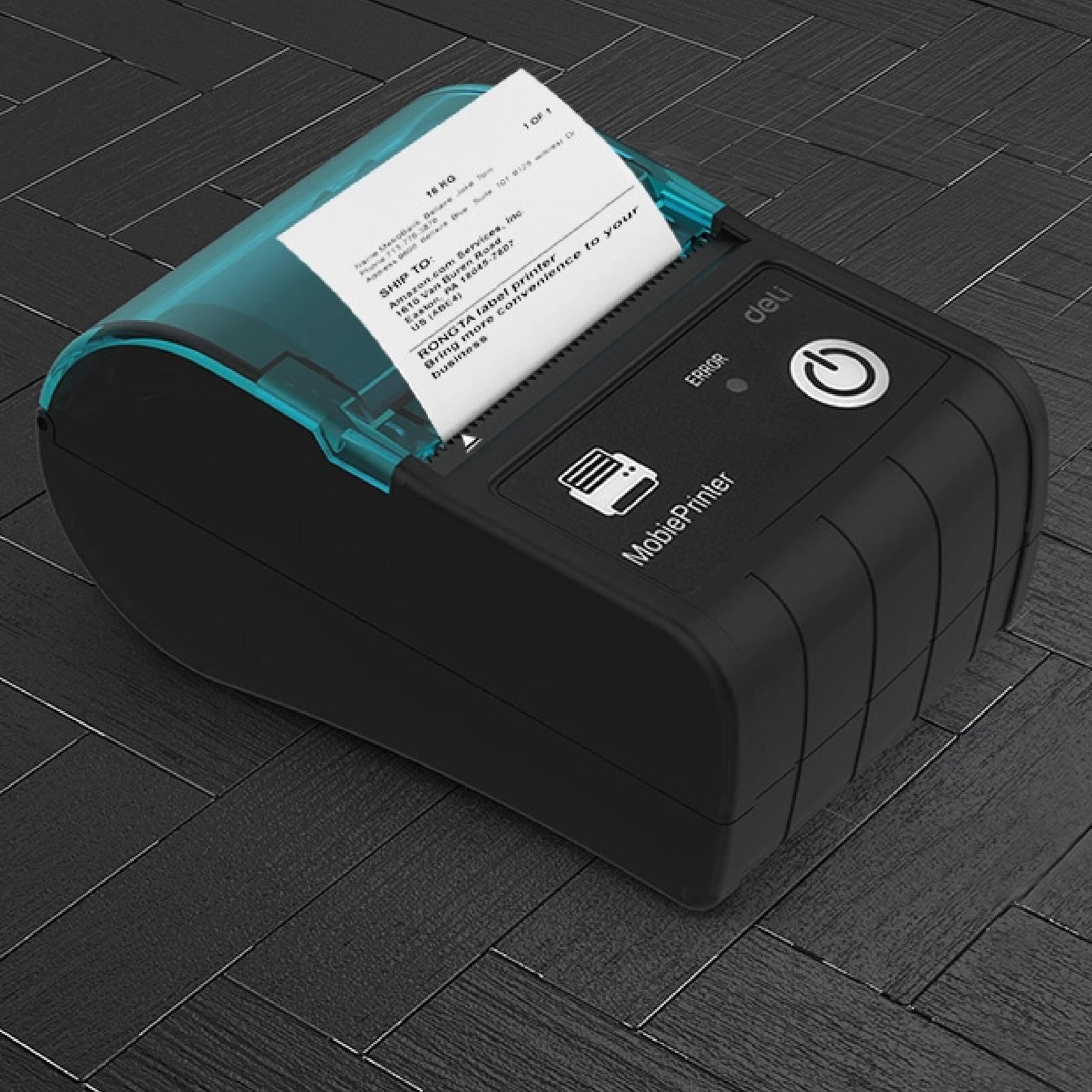 ES421 (6) ديلي طابعة إيصالات حرارية - عرض 48 مم - سرعة طباعة 60 مم/ث - دقة 203 dpi - بلوتوث - أسود ES421