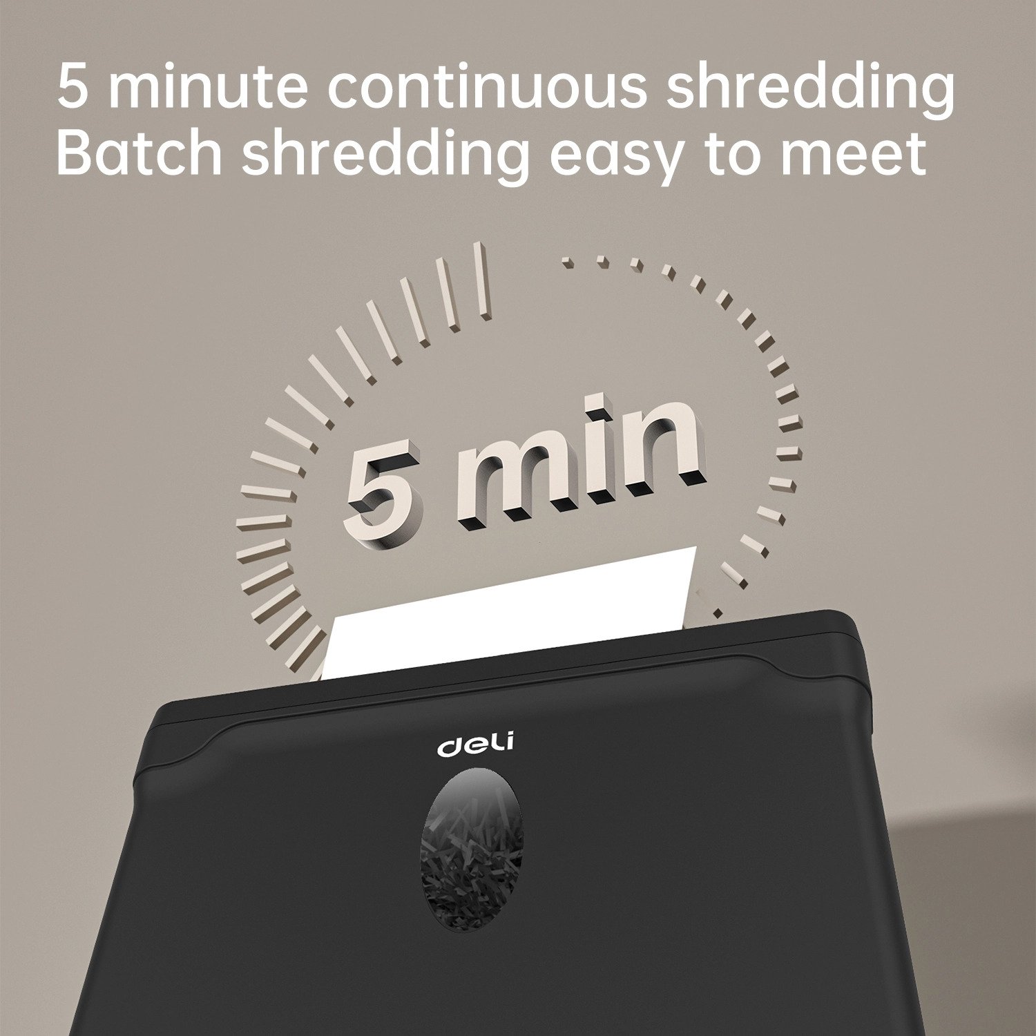 ديلي تلافة ورق قياس A4 - قدرة 5 ورقة - تلف مستمر 5 دقيقة - خزان سعة 10 لتر - أسود ET015