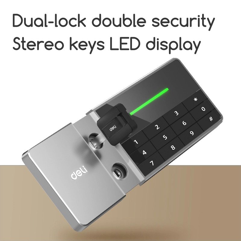 ديلي خزنة معدنية - حماية (أرقام -مفتاح) - 6.1 كغ - قياس 25*35*25 سم - أسود - ET550