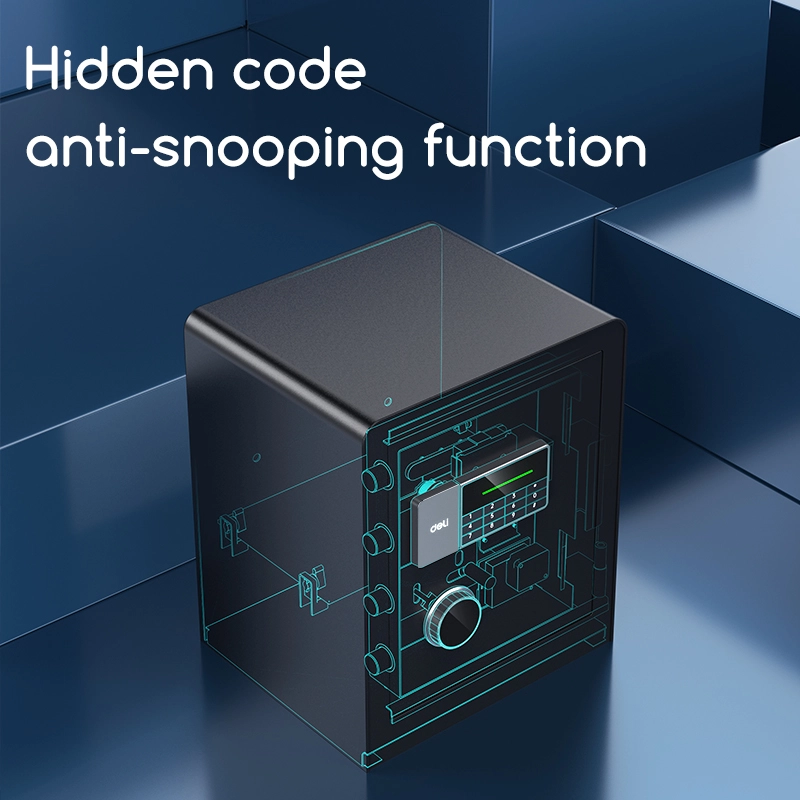 ديلي خزنة معدنية - حماية (أرقام -مفتاح) - 16.9 كغ - 45*38*32 سم - أسود - ET551