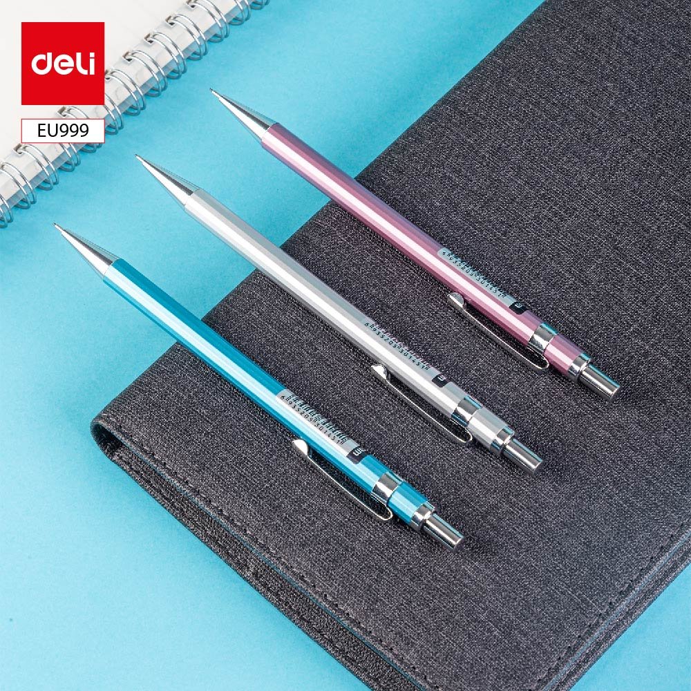 ديلي قلم رصاص كباس - 0.5 مم - بدن معدن ألوان مختلفة - EU999