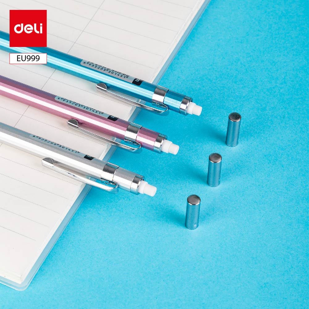 ديلي قلم رصاص كباس - 0.5 مم - بدن معدن ألوان مختلفة - EU999