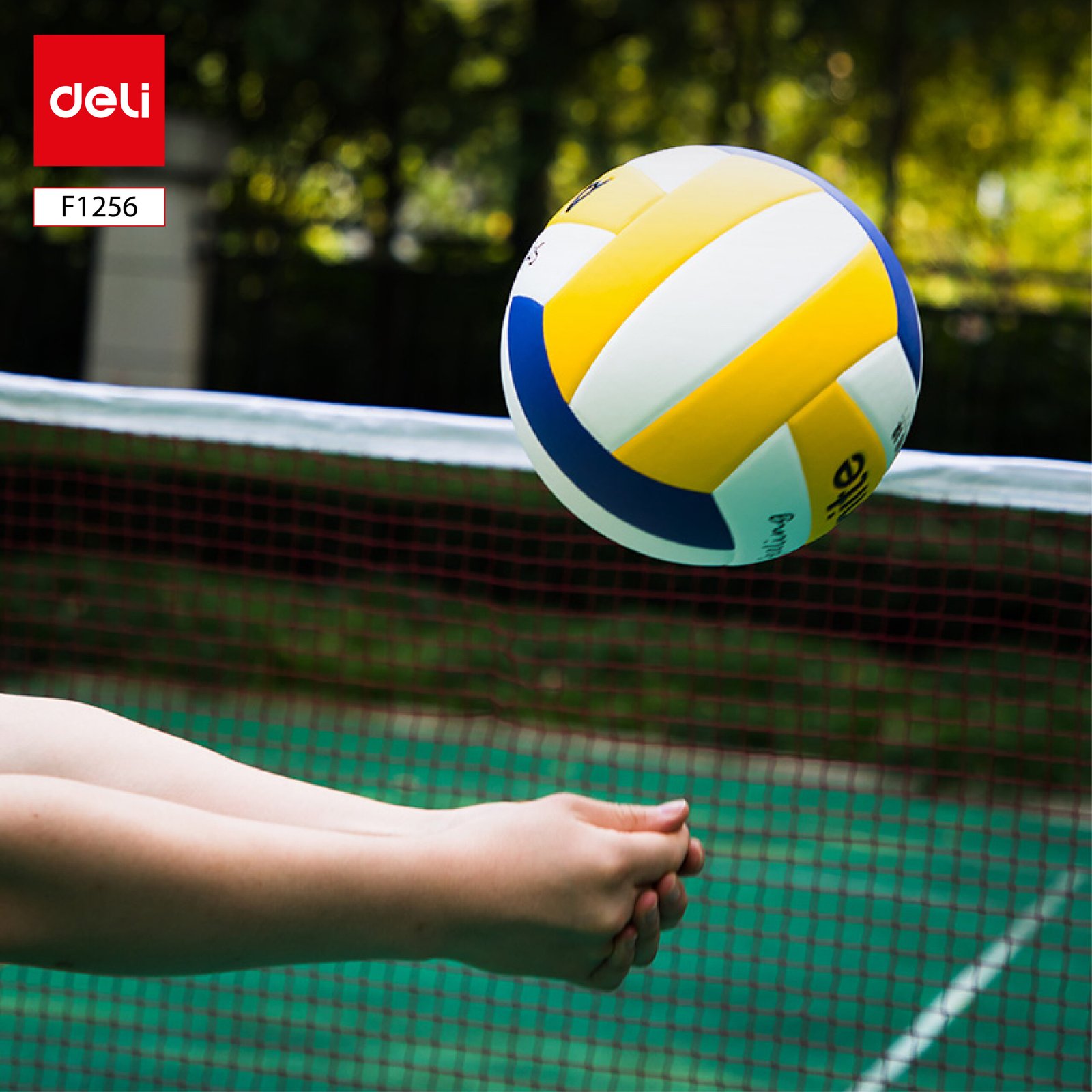 ديلي الكرة طائرة - نمرة 5 - أحمر + أصفر + أزرق - F1256