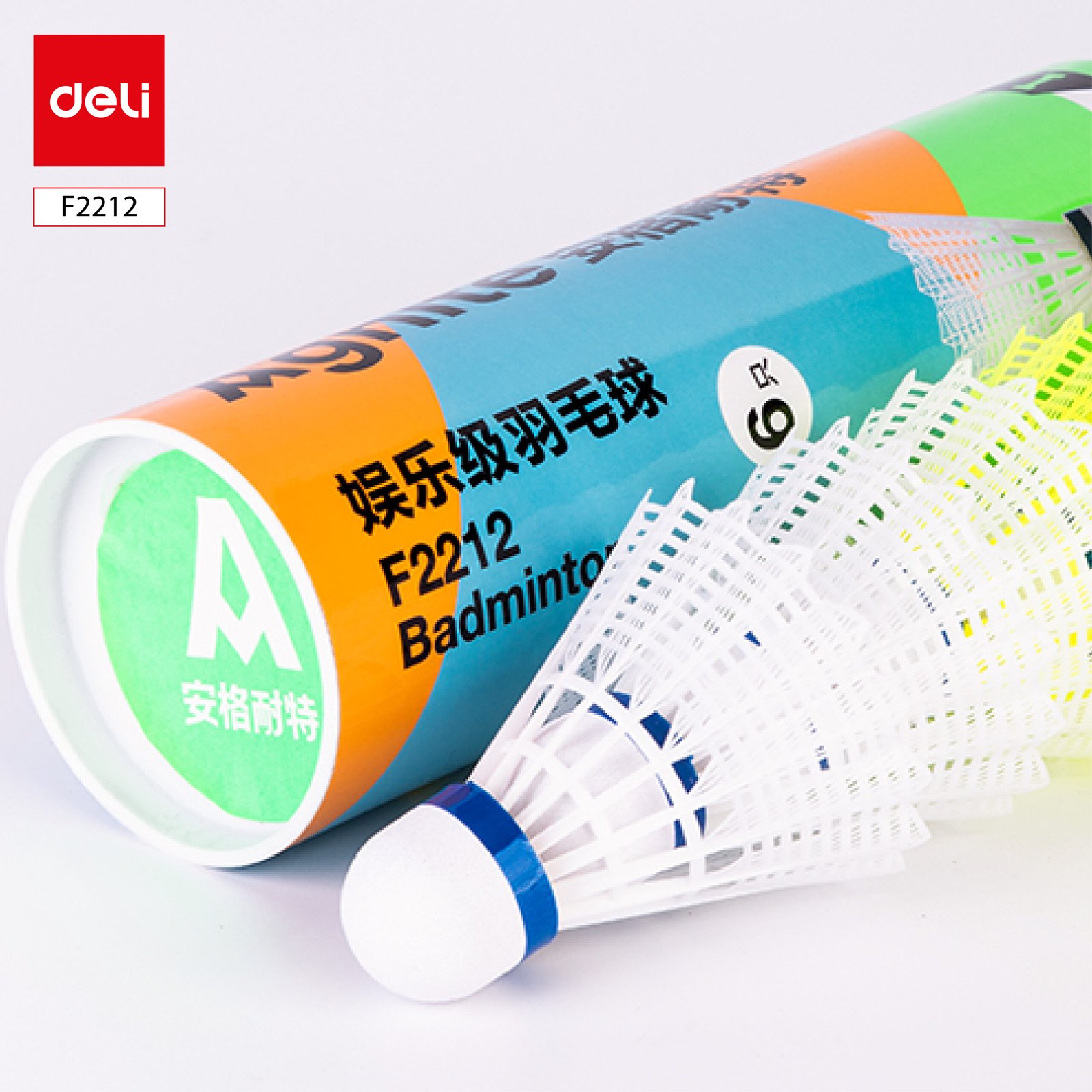 ديلي ريشة مضرب - بلاستيك - ألوان مختلفة - F2212