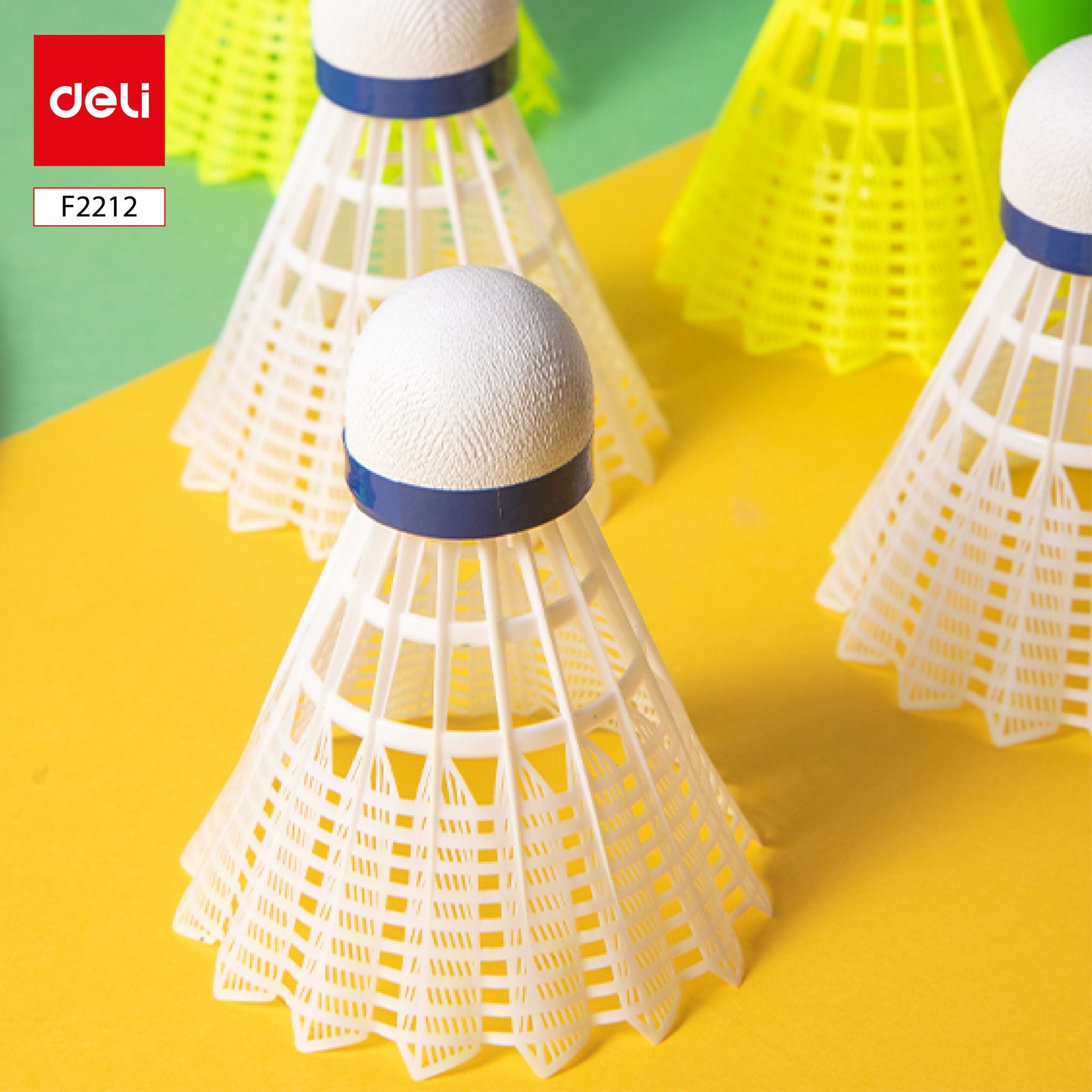 ديلي ريشة مضرب - بلاستيك - ألوان مختلفة - F2212