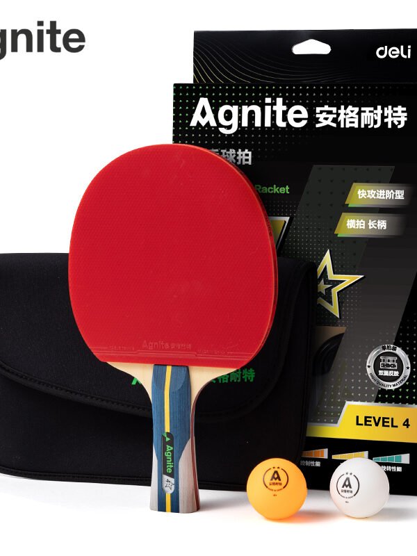 FH254FH254 (5) ديلي مضرب تنس الطاولة - مع ملحقات - أربع نجوم - ألوان مختلفة - FH254