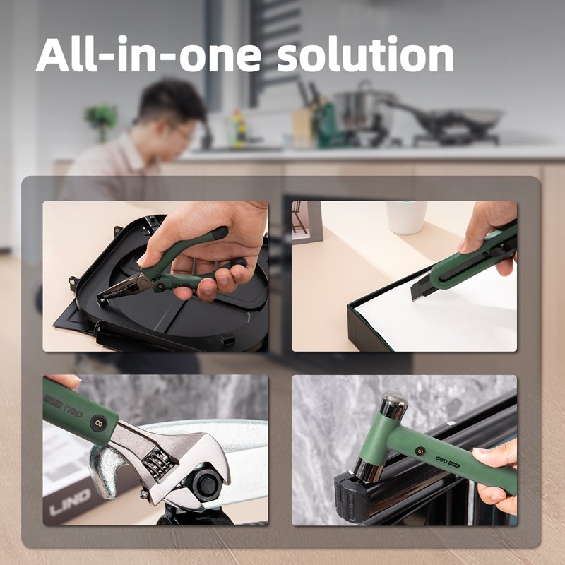 HT0008L (12) ديلي مجموعة عدد صناعية - 8 قطع - أخضر - HT0008L