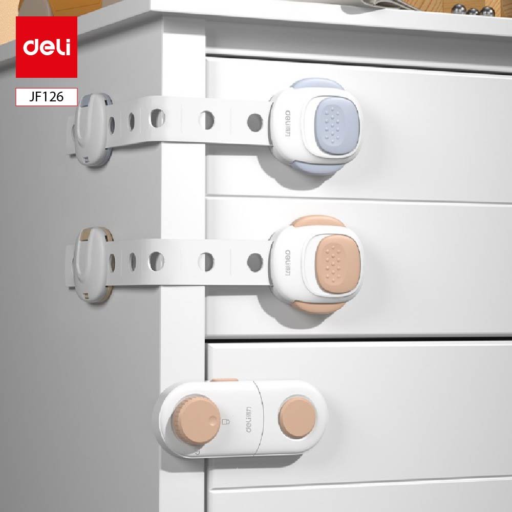 JF126 (3) ديلي قفل الأمان للأطفال - 179*115 مم - رمادي - JF126