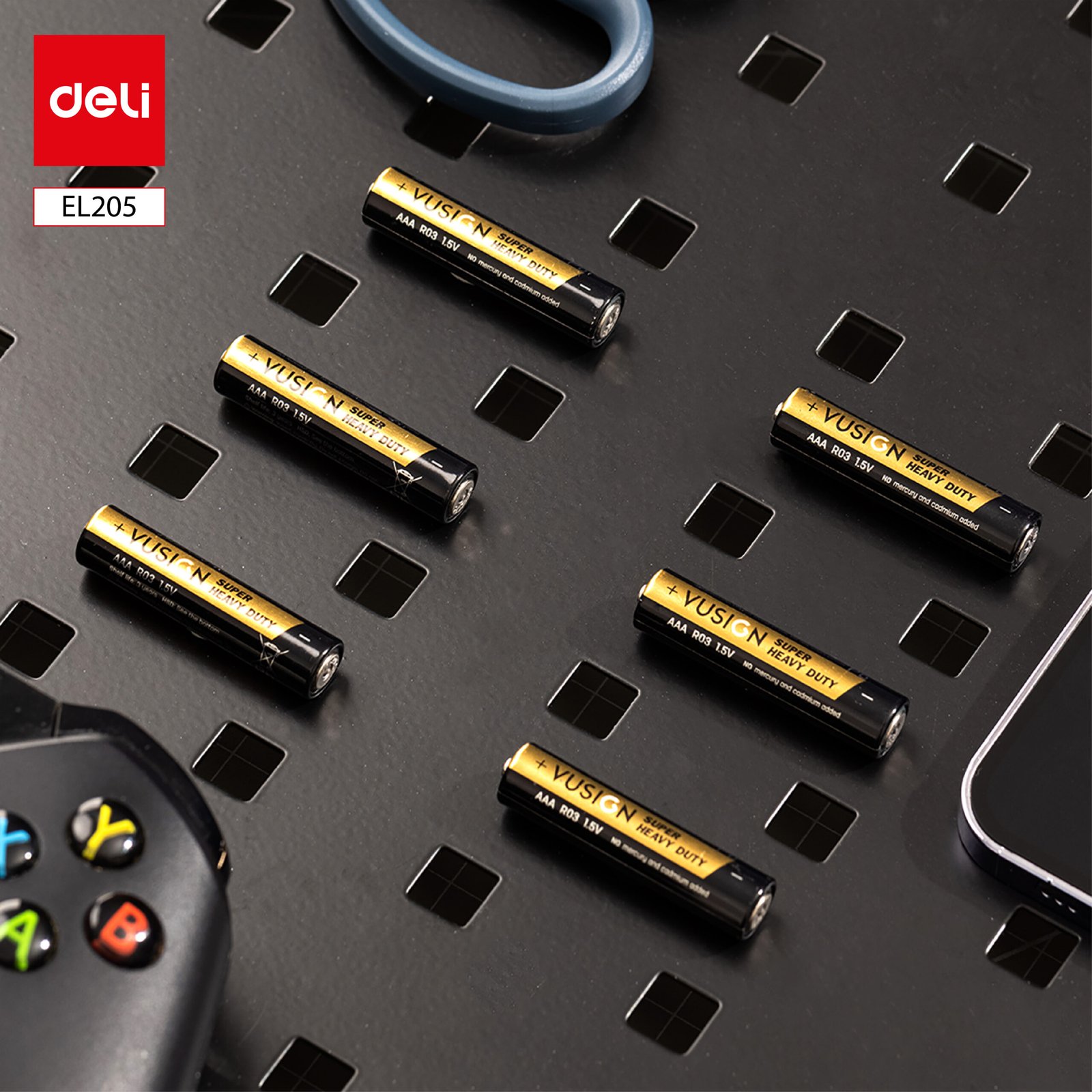 ديلي بطارية AAA فائقة التحمل - 4 قطع - 1.5v - ذهبي - EL206