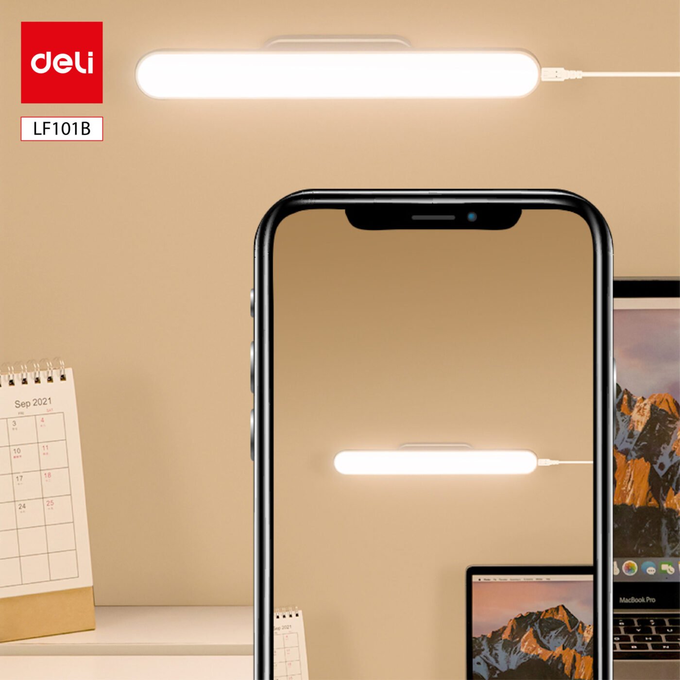 LF101B (2) ديلي مصباح مغناطيسي - (قطعة واحدة/ صندوق) - أبيض - LF101B