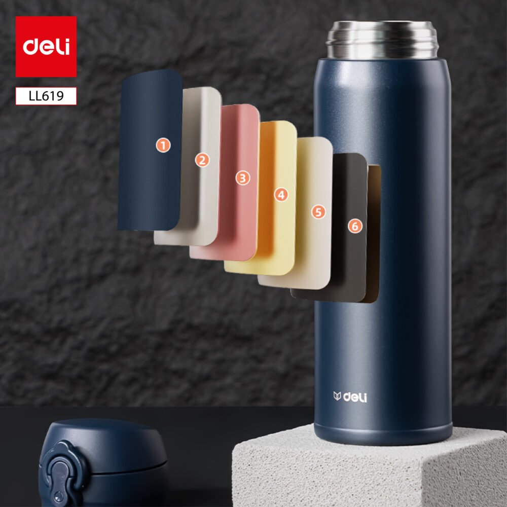 ديلي مطرة حافظة حرارة - زهر /أسود / أزرق/ كحلي/ بنفسجي/ فضي - LL619