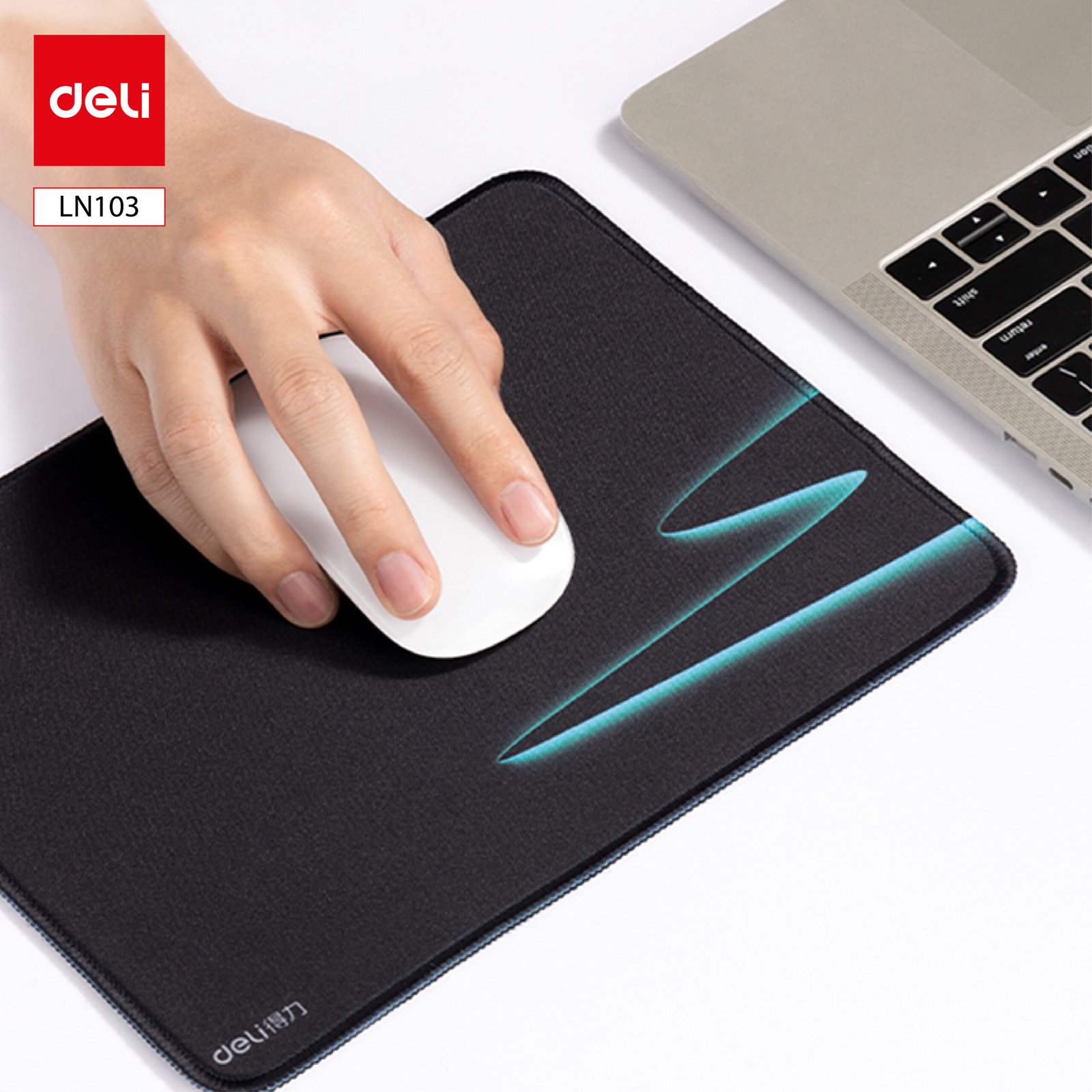 ديلي مسند ماوس لباد - 200 مم × 250 مم - أسود - LN103