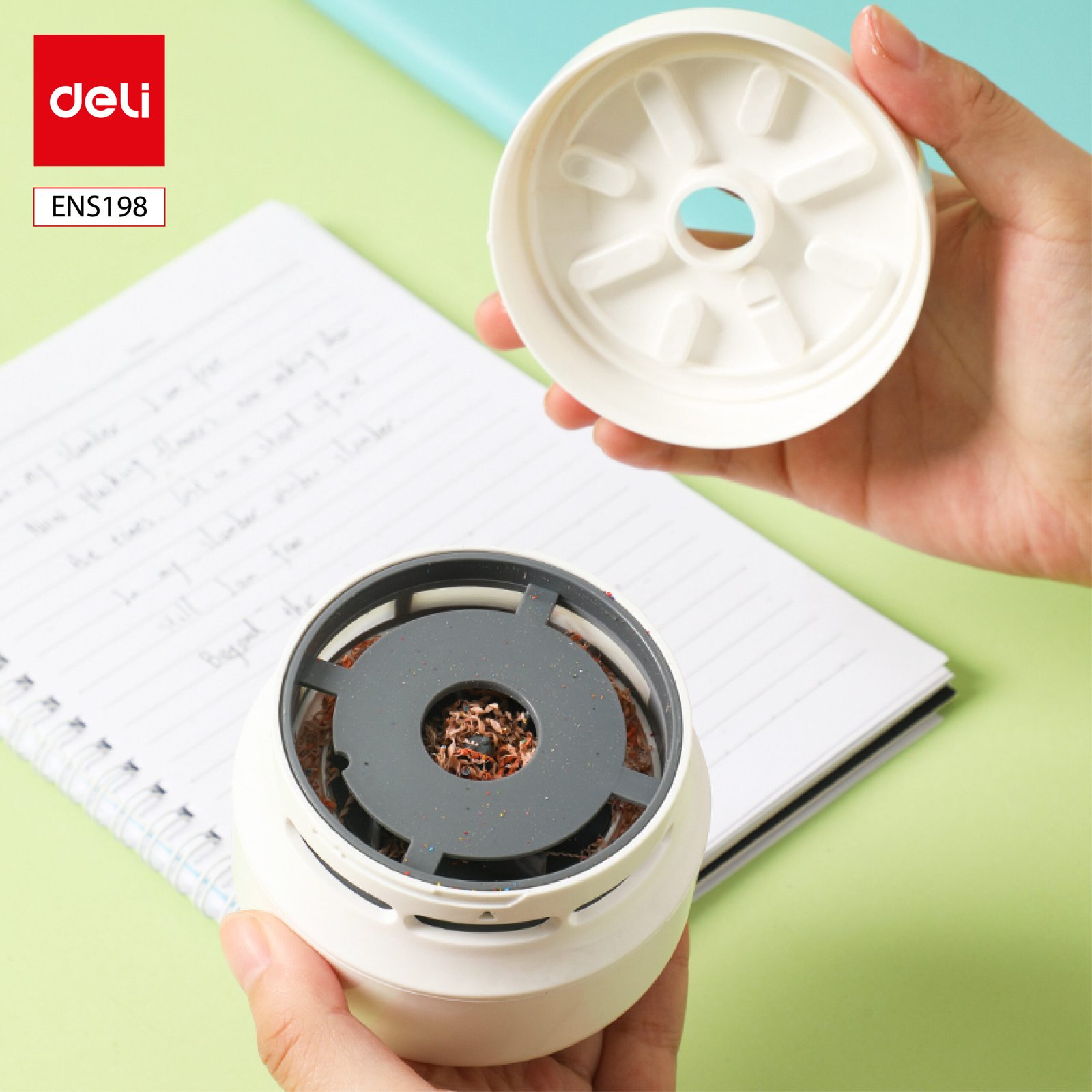 ديلي منظف ​​سطح المكتب - 89×89×67.5 مم - أبيض - ENS198