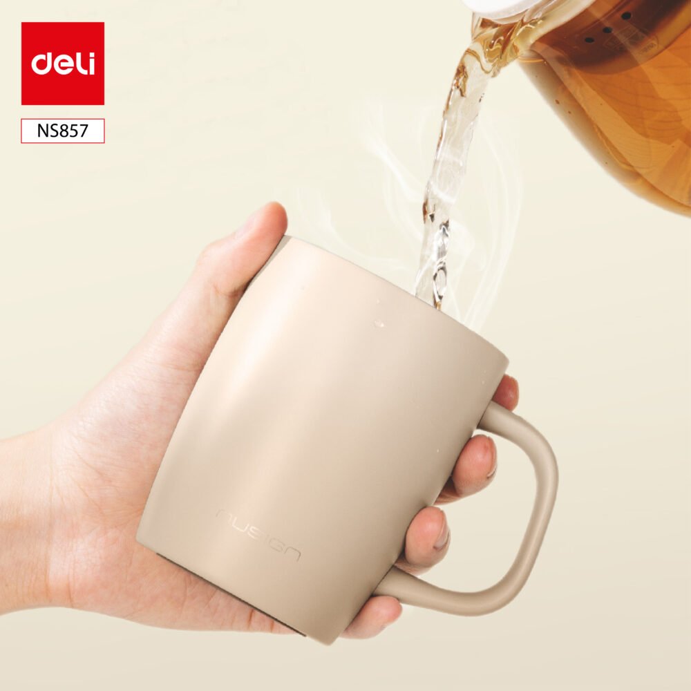 ديلي كوب معدني - مقادم للصدا - 400 مل - أخضر/ رمادي/ أبيض - NS857