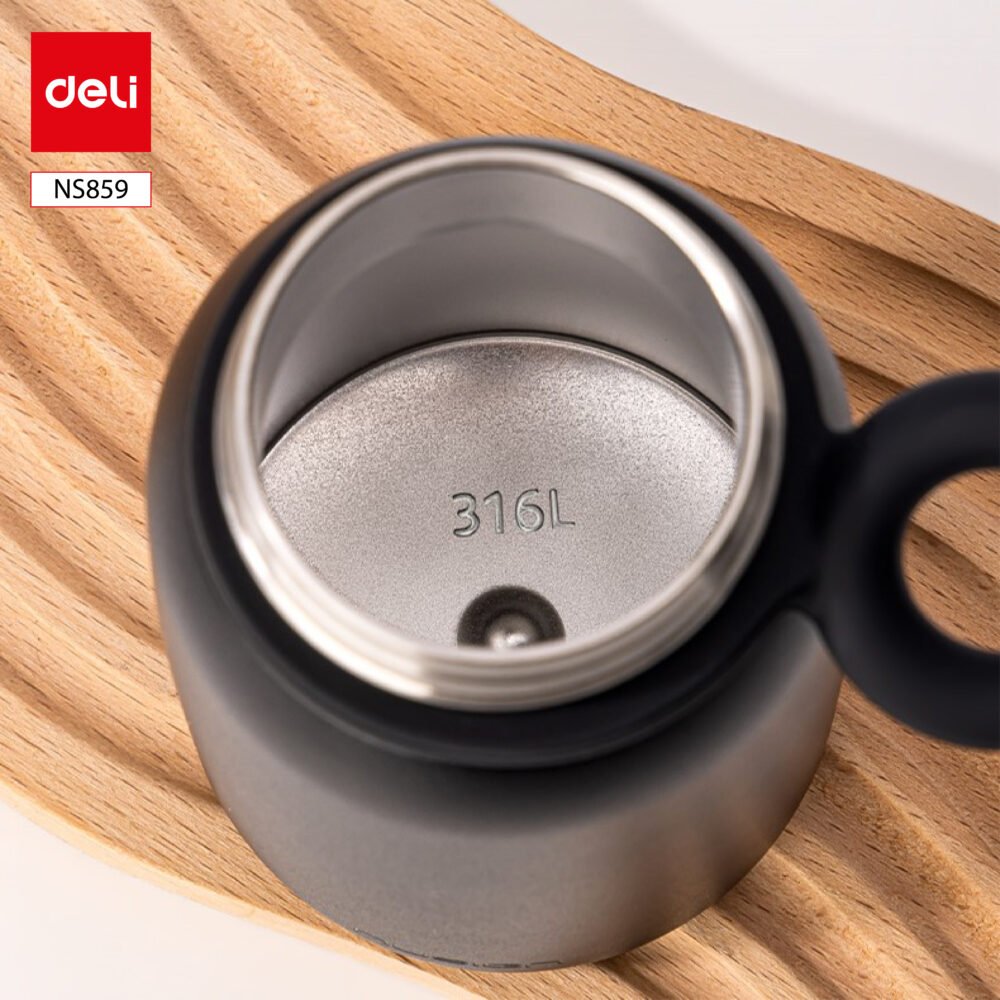 ديلي مطرة حافظة حرارة - خفيفة الوزن - 330 مل -زهر/ بني/ أسود/ أبيض - NS859