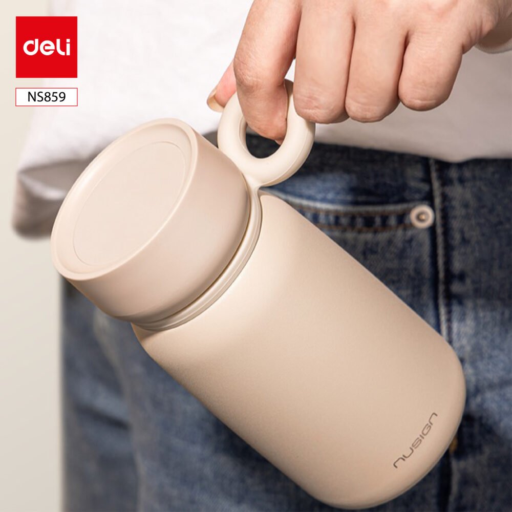 ديلي مطرة حافظة حرارة - خفيفة الوزن - 330 مل -زهر/ بني/ أسود/ أبيض - NS859