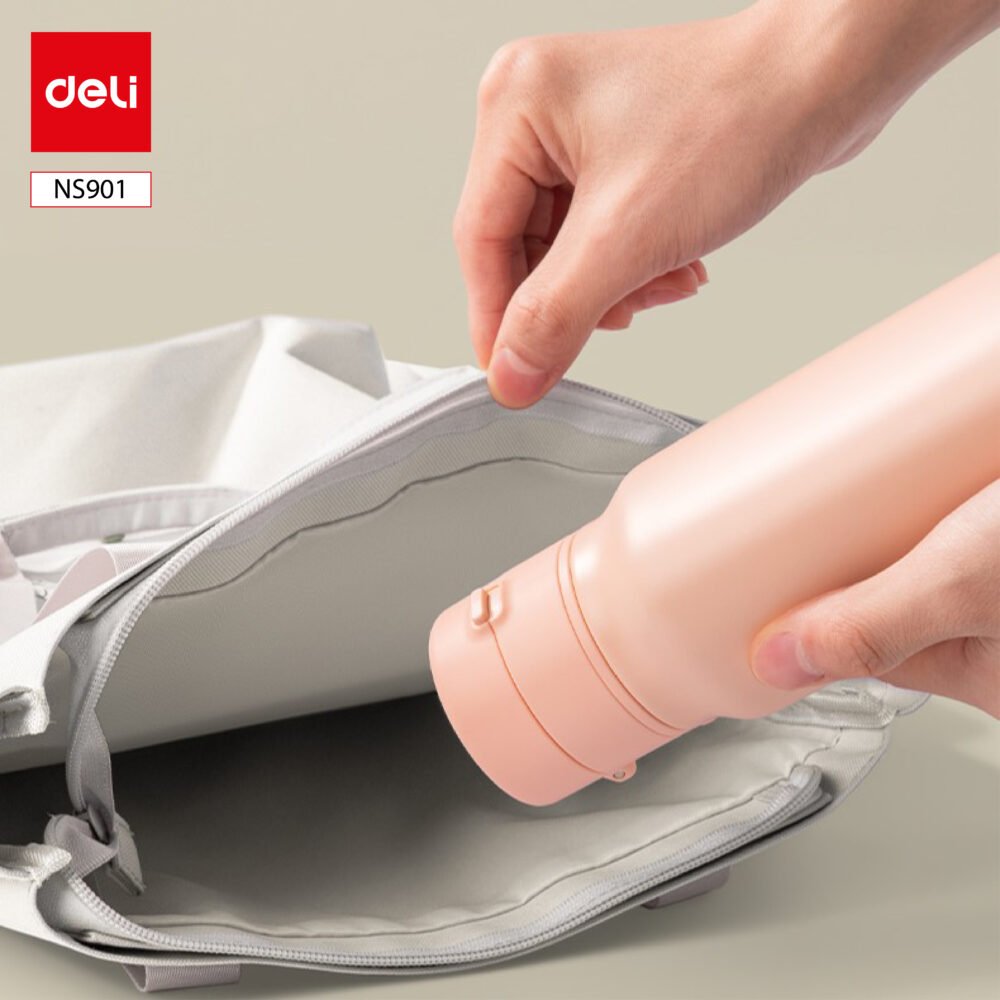 ديلي مطرة حافظة حرارة - 6 ساعات - 380 مل - زهر/ أزرق - NS901