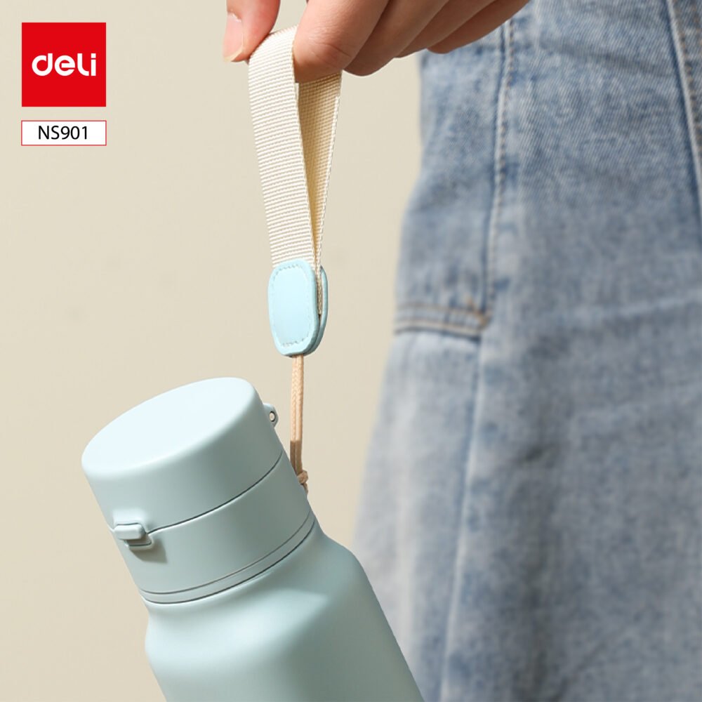 ديلي مطرة حافظة حرارة - 6 ساعات - 380 مل - زهر/ أزرق - NS901