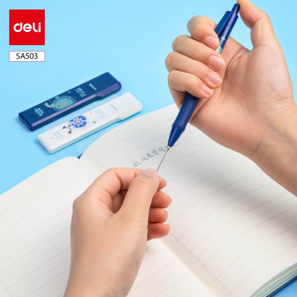 SH205 (1) ديلي غيار قلم رصاص كباس - 0.5 مم - 2B - طول 9 سم - أسود - SH205