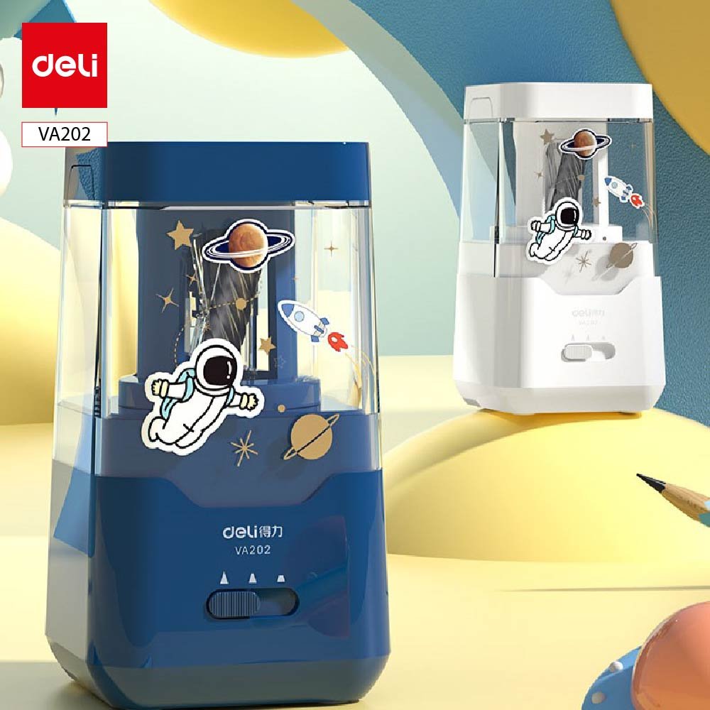 ديلي مبراة كهربائية مع خزان - قياس 6.9-8 مم - أزرق - VA202