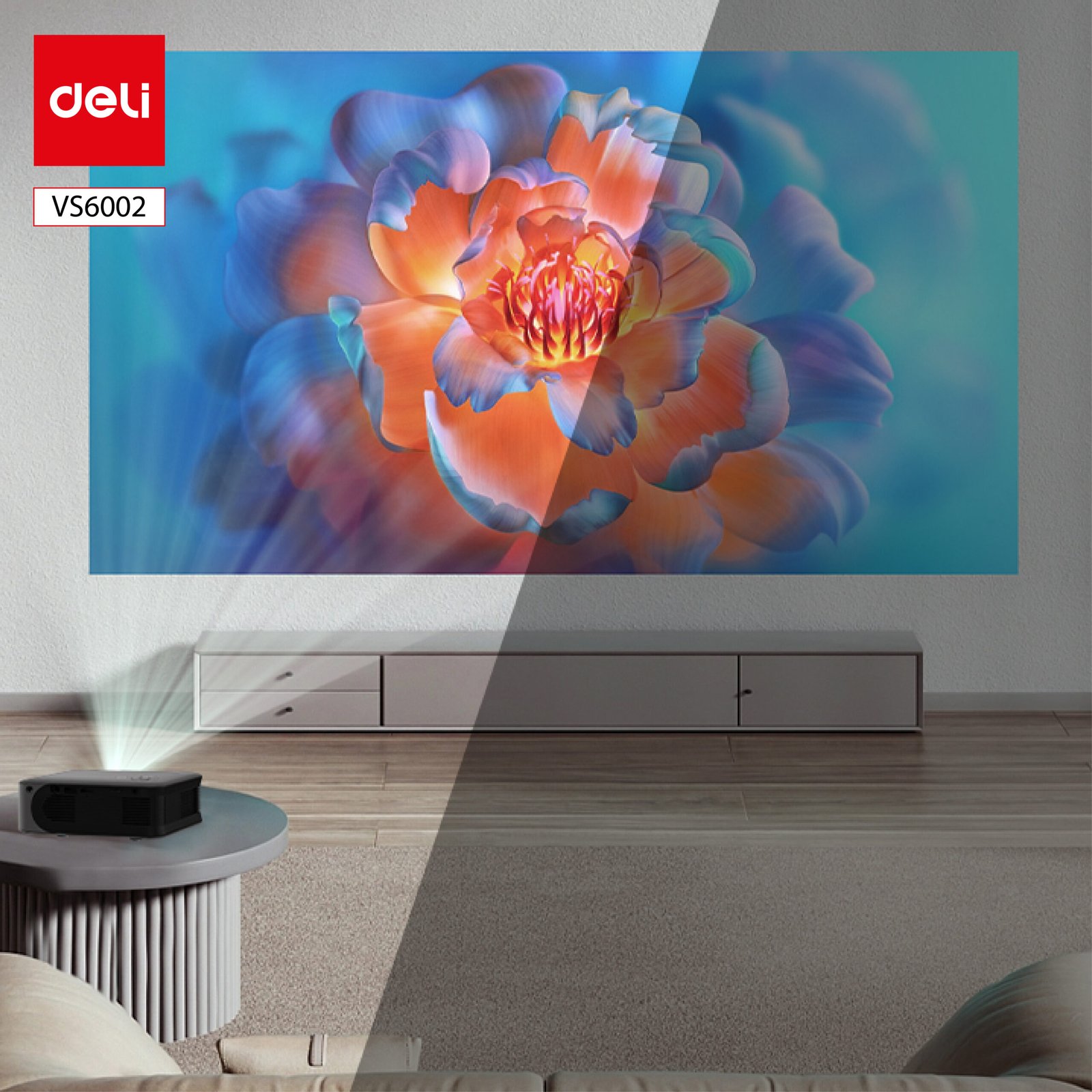 ديلي جهاز إسقاط ( بروجيكتور ) - رمادي - VS6002