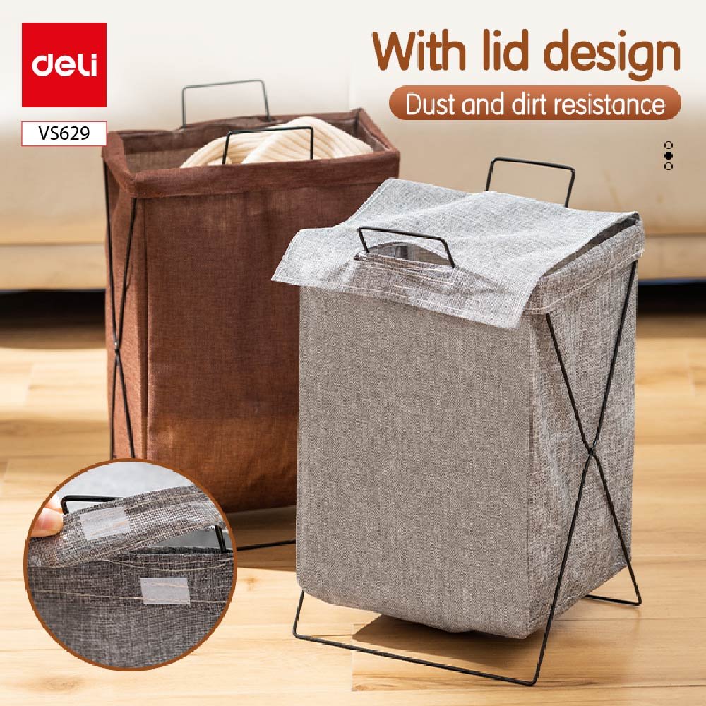 ديلي سلة ملابس - قياس 36*29*56 - أشكال مطبوعات بألوان مختلفة - VS629