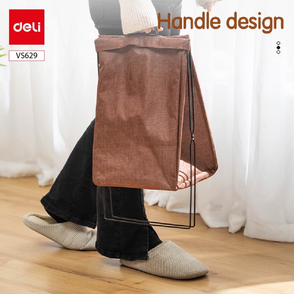 ديلي سلة ملابس - قياس 36*29*56 - أشكال مطبوعات بألوان مختلفة - VS629