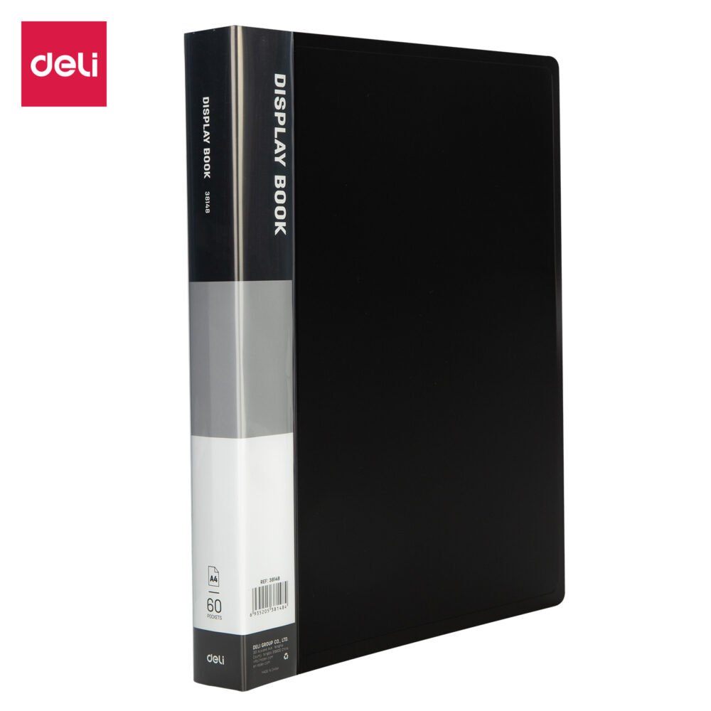 E38148 (7) ديلي مصنف كتاب صناعي - 60 صفحة - قياس A4 - أسود ، أزرق - E38148