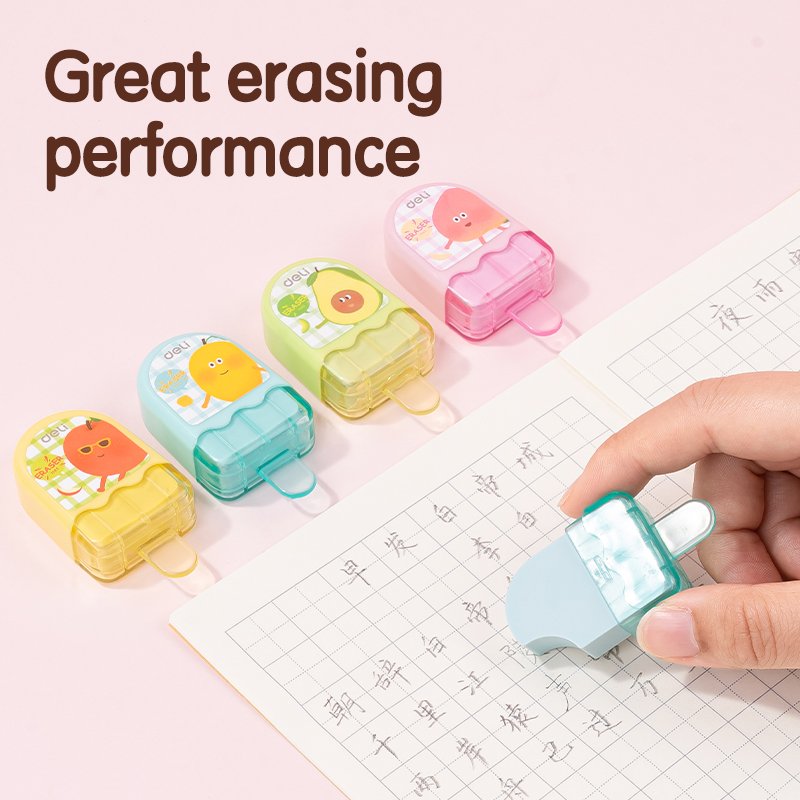 E71122 (2) ديلي ممحاة - قياس 60*30*15 مم - ألوان مختلفة - E71122