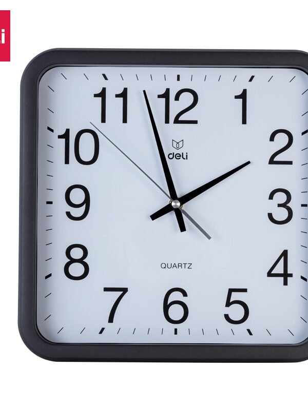 ديلي ساعة جدارية - 380*360*55 مم - أسود - 8823