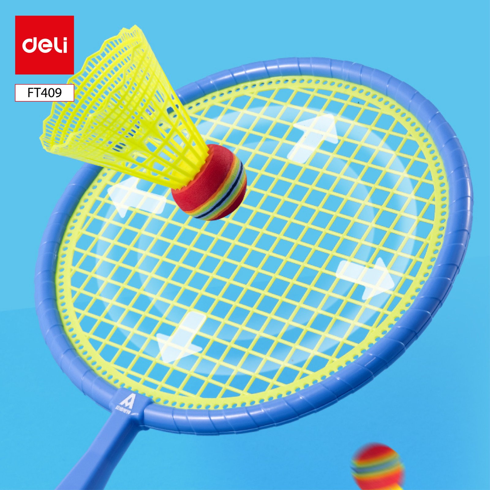 ديلي مضرب تنس الريشة للأطفال - 47 سم * 26 سم * 7 سم - ألوان مختلفة - FT409