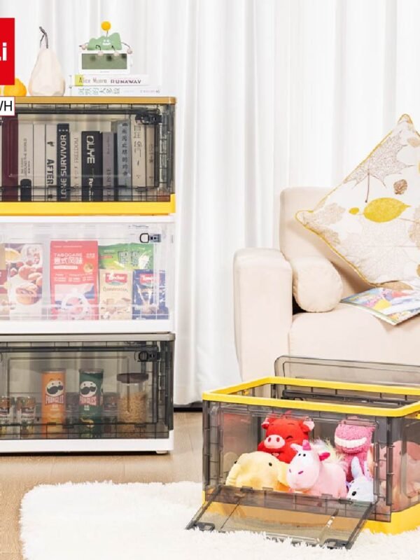 ديلي سلة تخزين قابلة للطي - صغيرة الحجم - 39.7*29.3*24.5 سم - أبيض - VS483-WH