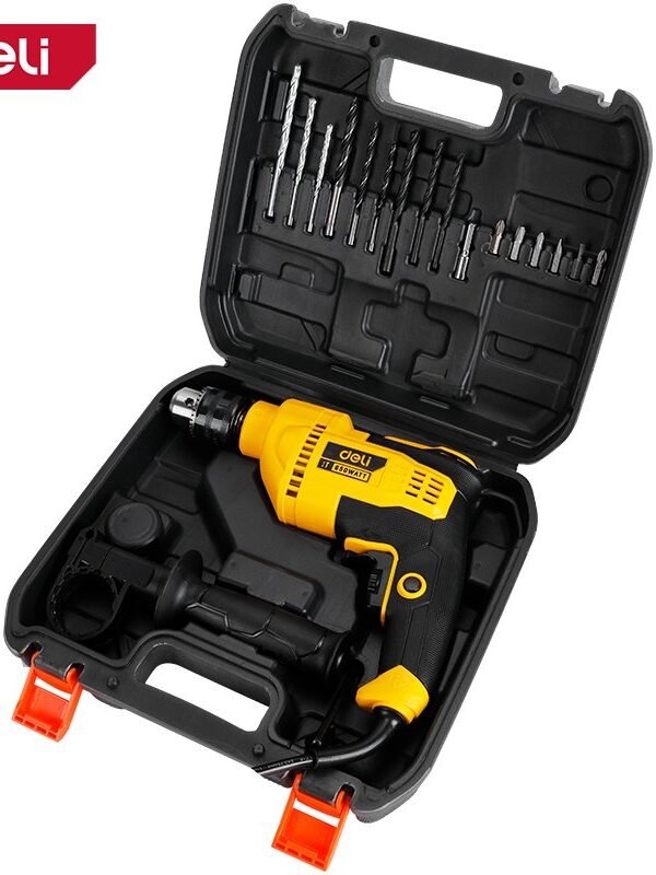 ديلي طقم مثقاب - 650 واط - 13 مم - أصفر - DC180