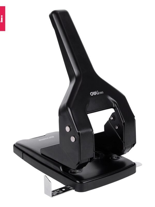 ديلي ثقابة ورق - بإستطاعة 60 صفحة - قطر الثقب 8مم - أسود - E0160